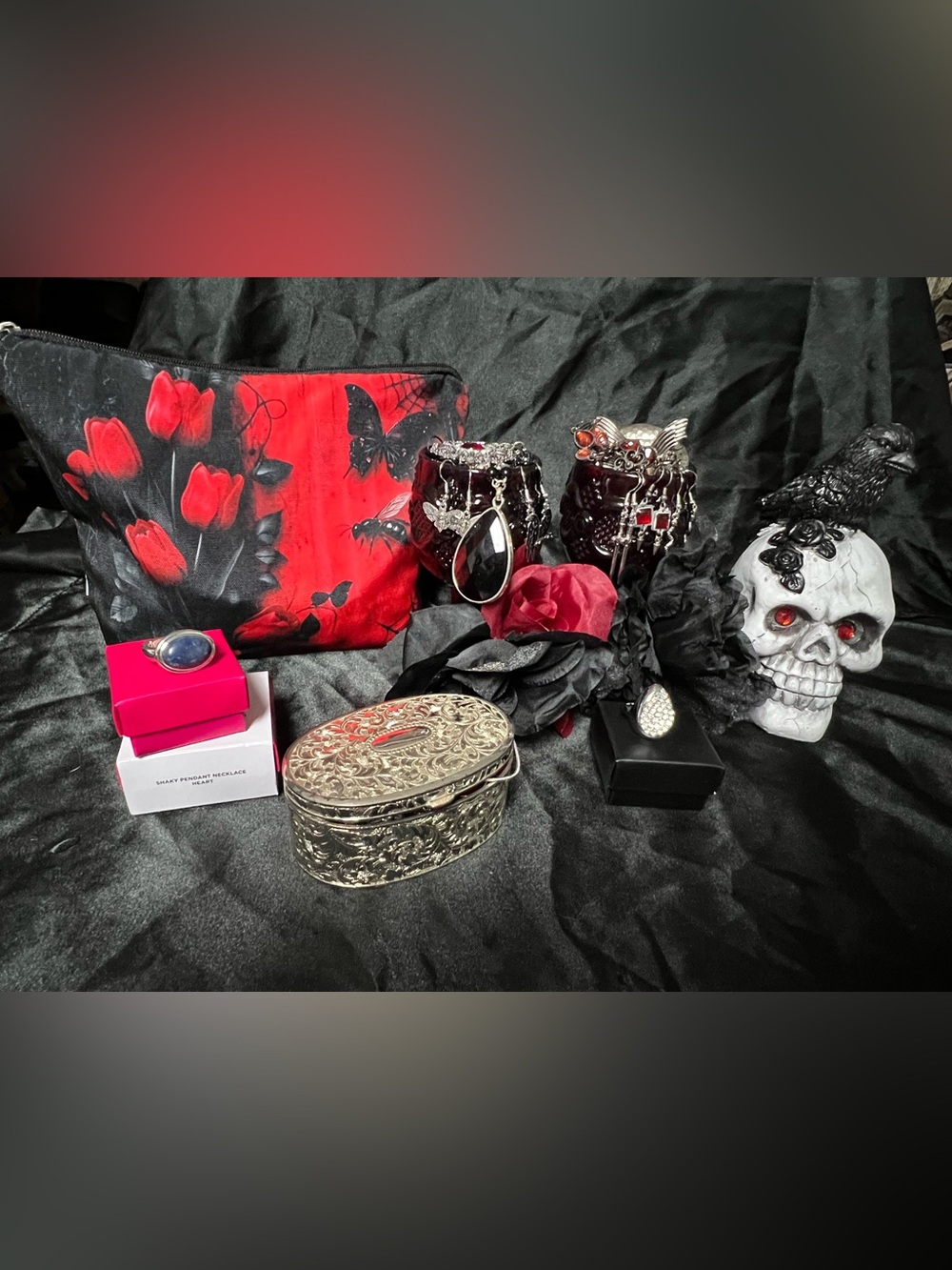 Avon themed gothic jewelry bundle